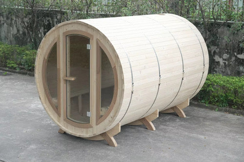 8 Person Barrel Sauna