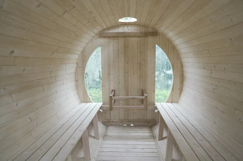 8 Person Barrel Sauna