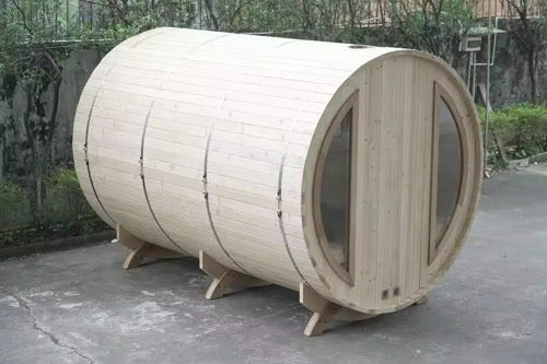 8 Person Barrel Sauna